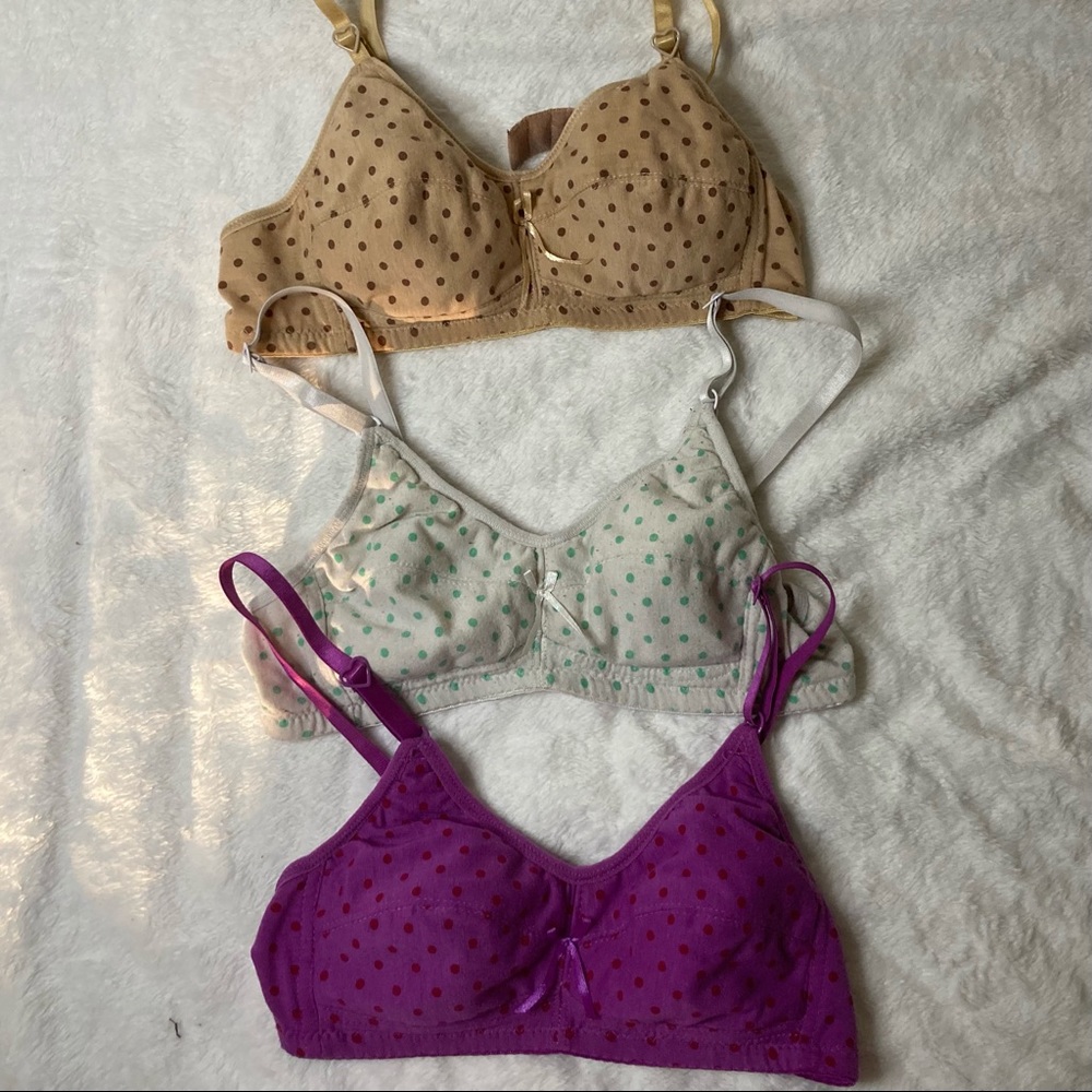 Full Coverage Wireless Bralettes - Group of 3